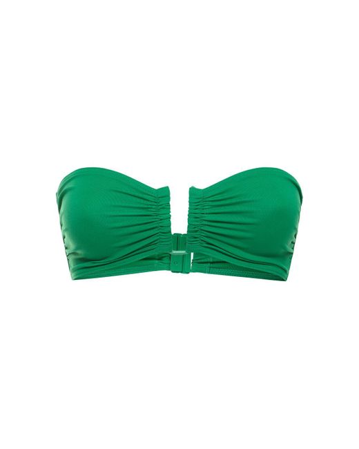 Top bandeau de bikini Eres de color Green
