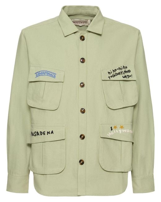 BAZISZT Green Pasadena Jacket for men
