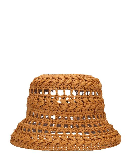 Cappello bucket adito crochet di Weekend by Maxmara in Brown
