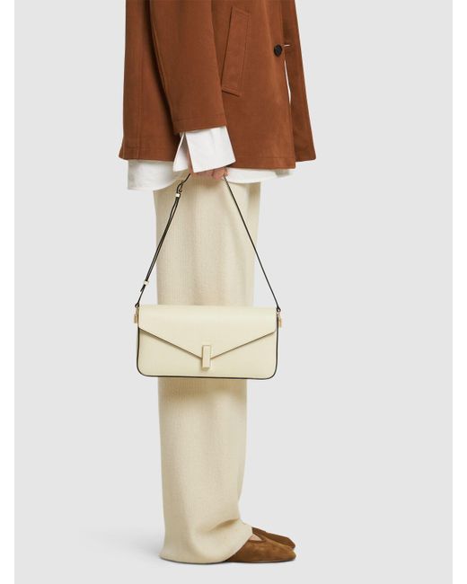 Femme Sac Porté Épaule En Cuir Iside Unique Valextra en coloris Natural
