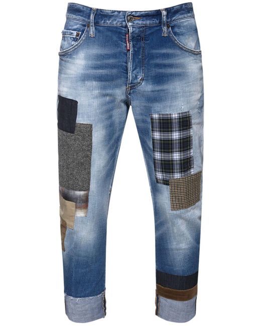 DSquared² Blue 17.5cm Sailor Cotton Denim Jeans for men