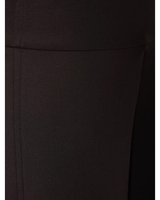 Pantalon ample en jersey néoprène levante Max Mara en coloris Black