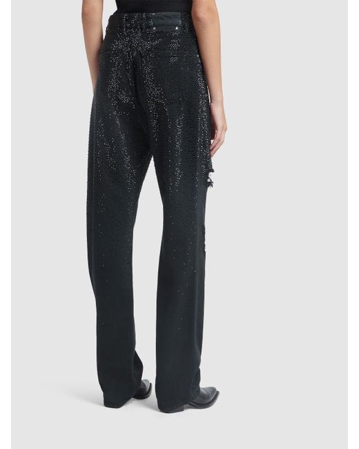 Golden Goose Deluxe Brand Black Journey Kim Embellished Jeans