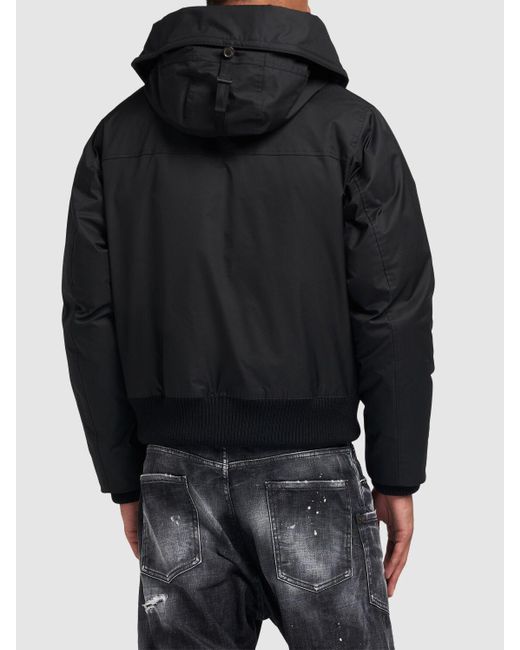 DSquared² Bomberjacke Aus Technostoff in Black für Herren
