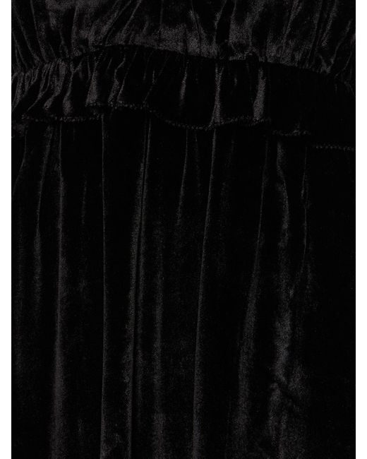 Vestito lavinia in viscosa e seta di Ulla Johnson in Black