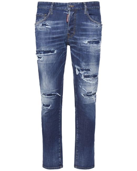 DSquared² Jeans Aus Stretch-denim "skater" in Blue für Herren