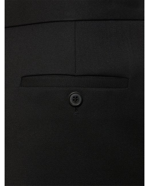 Jupe courte en laine Wardrobe NYC en coloris Black