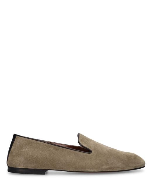 Wales Bonner Brown Suede Loafers for men