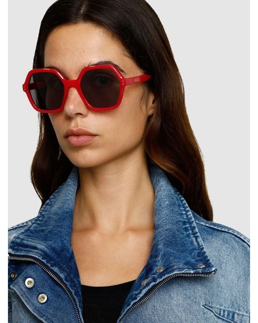 Isabel Marant Pink The In Love Classic Acetate Sunglasses