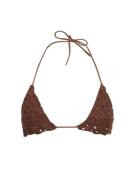 Ermanno Scervino ビキニトップ Brown