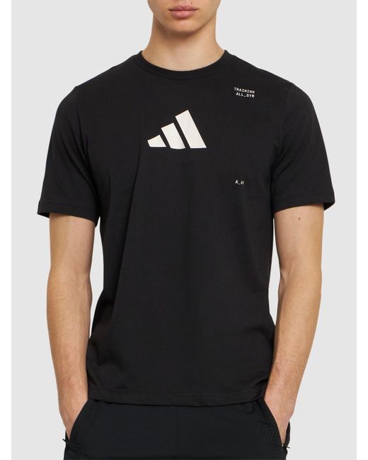 T-shirt à manches courtes à logo Adidas Originals pour homme en coloris Black