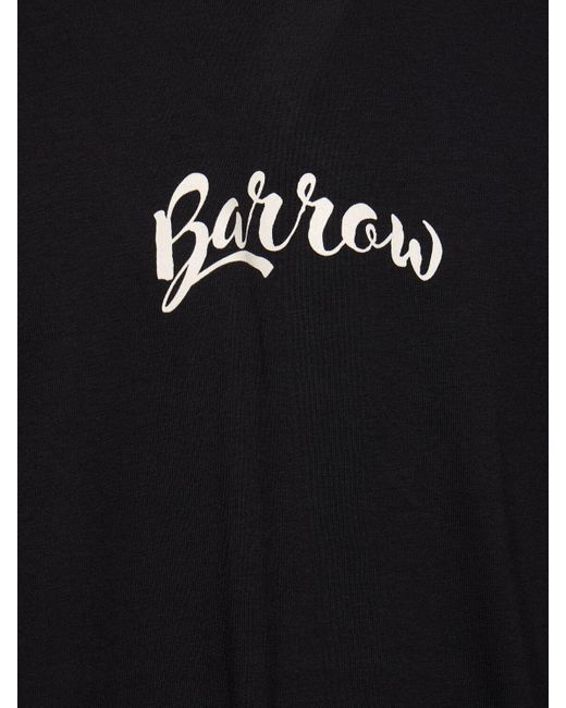 メンズ Barrow Bear コットンtシャツ Black