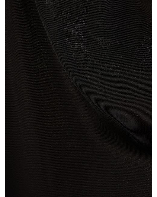 Top túnica de viscosa St. Agni de color Black