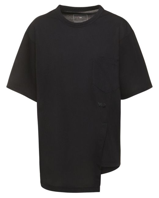 Y-3 Black Prem Loose Short Sleeve T-Shirt