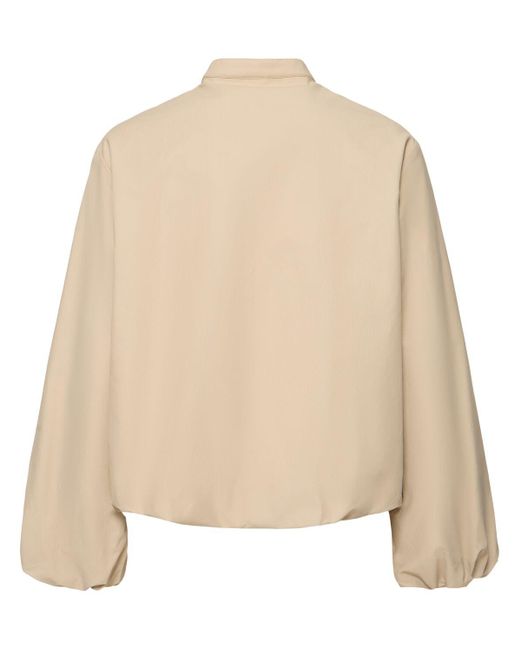 Moncler Gruissan コットンブレンドジャケット Natural