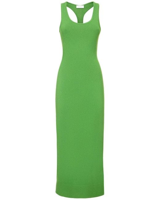 Michael Kors Green Cashmere Blend Tank Dress
