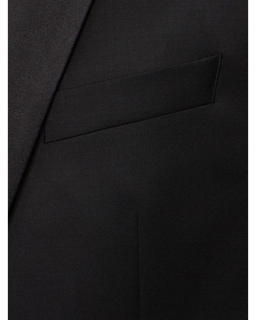 メンズ Boss Huge ウールタキシードジャケット Black