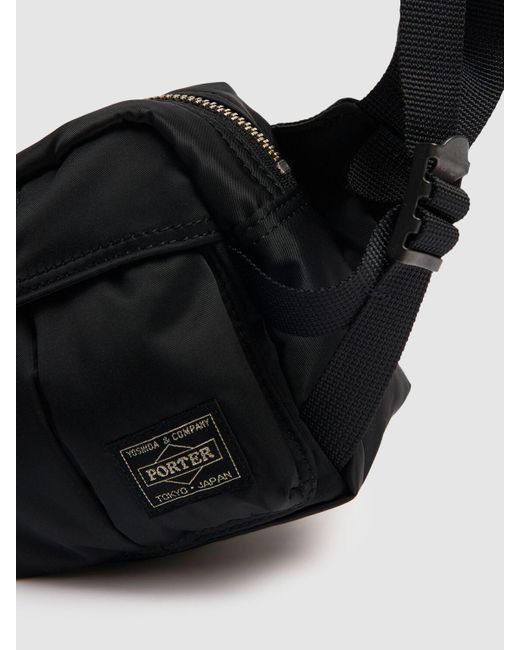 Porter-Yoshida and Co Black Howl Nylon Belt Bag for men