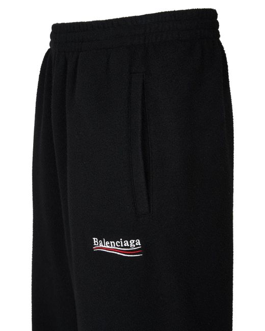 Pantalon en tissu technique political campaign Balenciaga pour homme en coloris Black