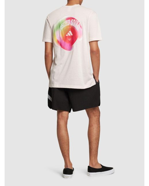 T-shirt de yoga à manches courtes Adidas Originals pour homme en coloris Pink