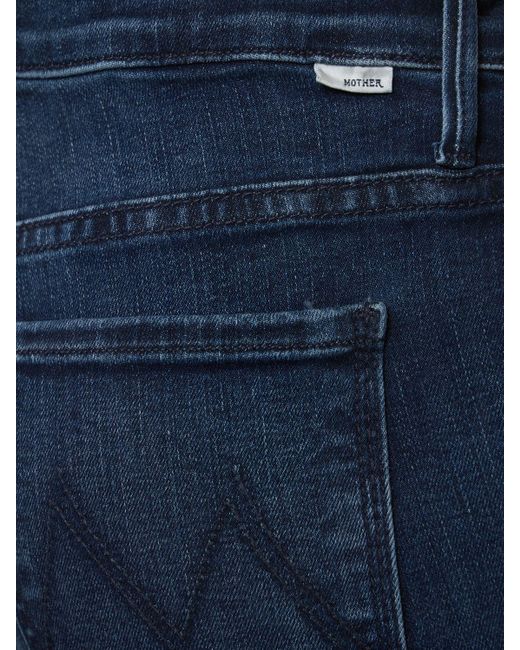 Mother Blue Jeans Aus Stretch-denim "the Weekender"
