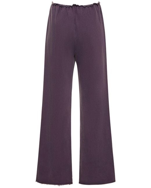 Pantalon en coton enzyme ROTATE BIRGER CHRISTENSEN en coloris Purple