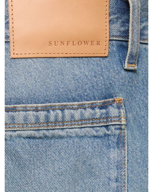 sunflower Blue Flared Denim Jeans for men