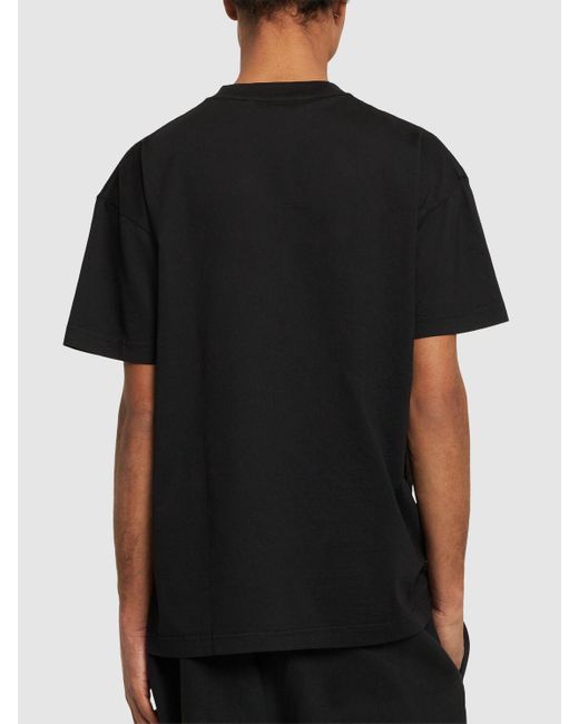 Palm Angels T-shirt Aus Baumwolle Mit Seasonal-logo in Black für Herren