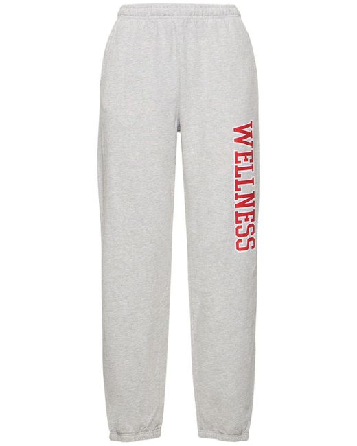 Sporty & Rich White Wellness Ivy Unisex Sweatpants