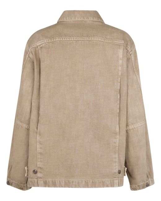 Lemaire Natural Boxy Fit Cotton Jacket