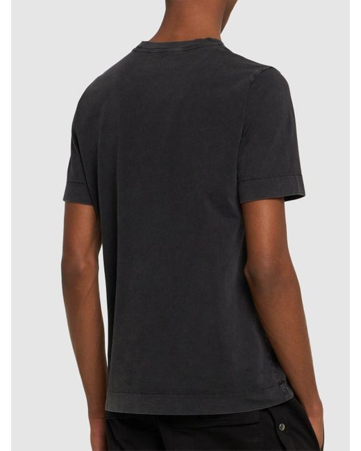 Camiseta de jersey de algodón con logo 1017 ALYX 9SM de hombre de color Black