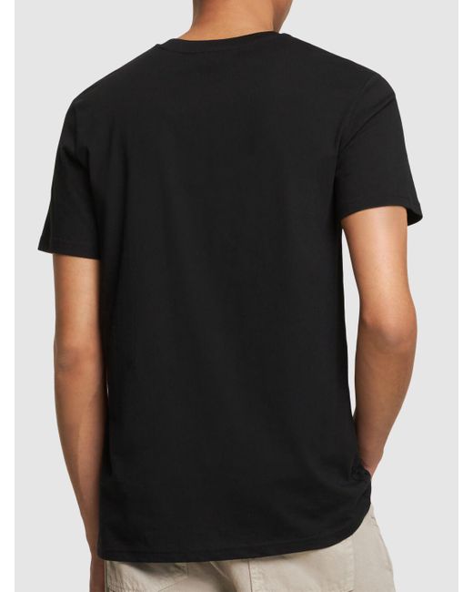 HTC T-shirt Aus Baumwolljersey Mit Logodruck in Black für Herren