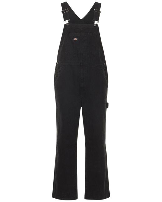 Dickies Duck Canvas Classic Bib Overalls in Black for Men Lyst