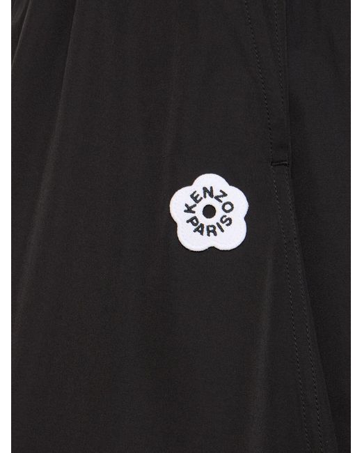 KENZO Black Boke Pleated Mini Skirt