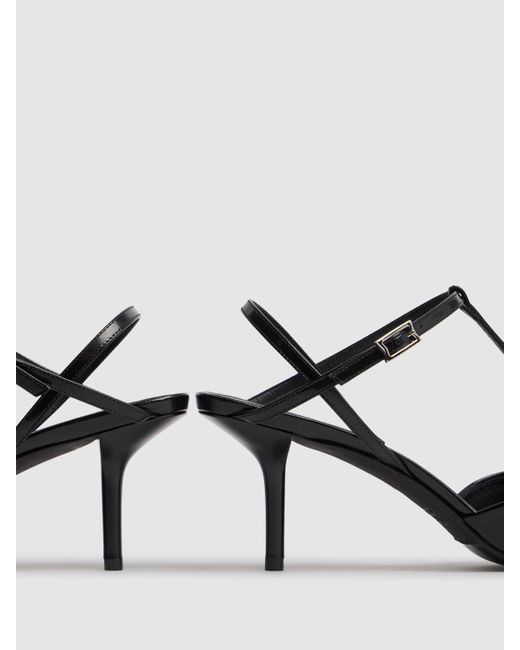 Max Mara Ssilkway レザーパンプス 60mm Black