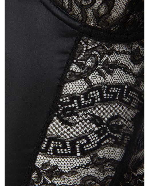 Versace Lace Bralette in Black
