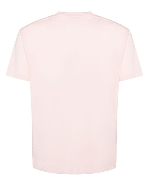 Camiseta de lyocell y algodón Tom Ford de hombre de color Pink
