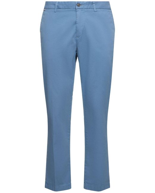 Boss Blue Kaiton Stretch Cotton Pants for men
