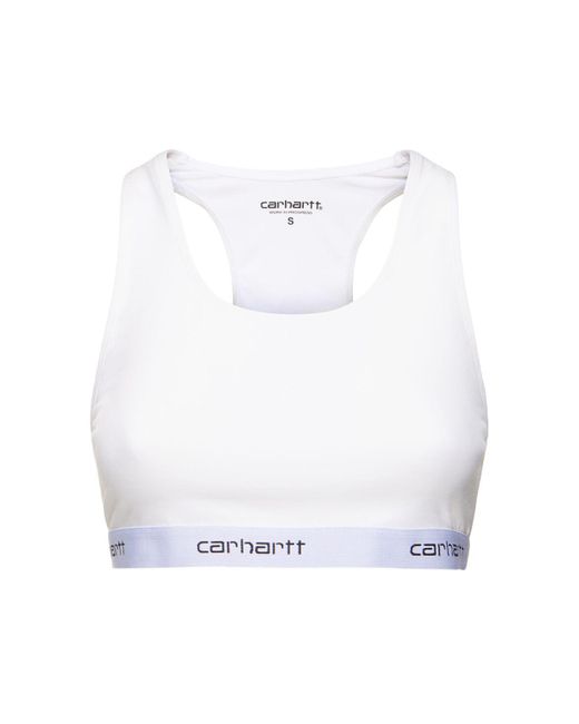 Carhartt White Script Racer Tank Top