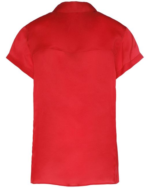 Donna Camicia Keefe di Khaite in Red