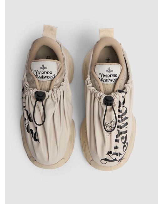 Sneakers romper bag in pelle di Vivienne Westwood in Natural