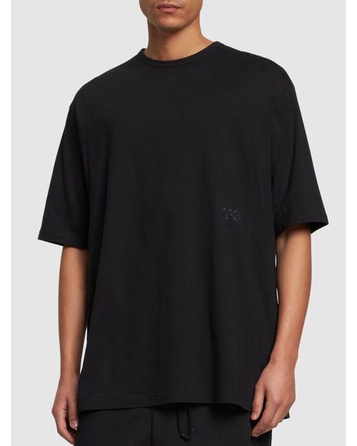 メンズ Y-3 Boxy Tシャツ Black