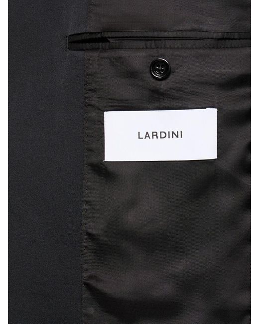 Lardini Smoking Aus Stretch-wolle in Black für Herren