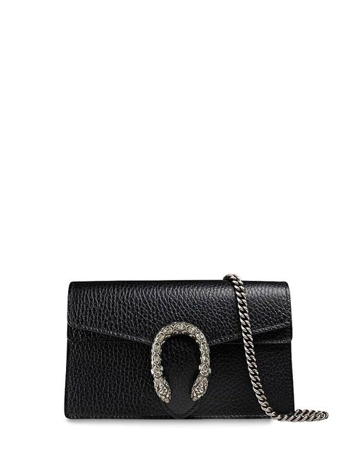 Gucci Dionysus Leather Super Mini Bag in Black - Save 71% - Lyst