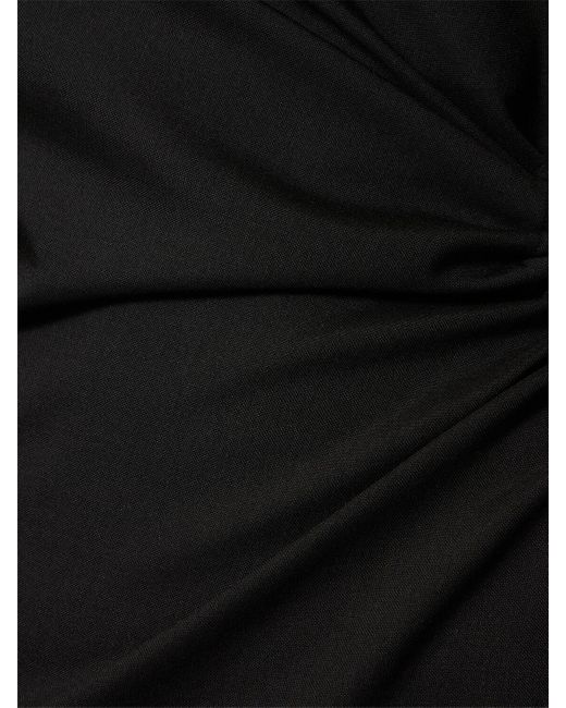 Max Mara Silvaストラップレスカットアウトドレス Black