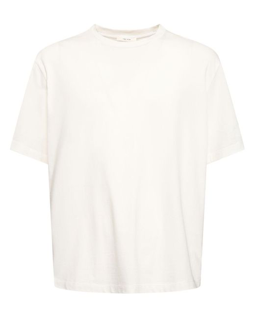 The Row T-shirt Aus Baumwolljersey "errigal" in White für Herren
