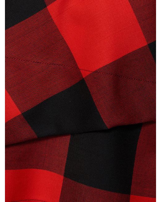 Minifalda kilt de lana Vivienne Westwood de color Red