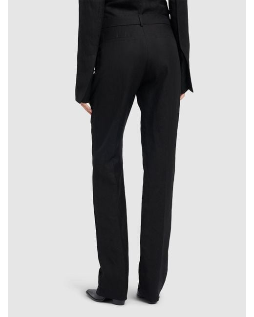 Sportmax Raoul Straight Pants in Black | Lyst