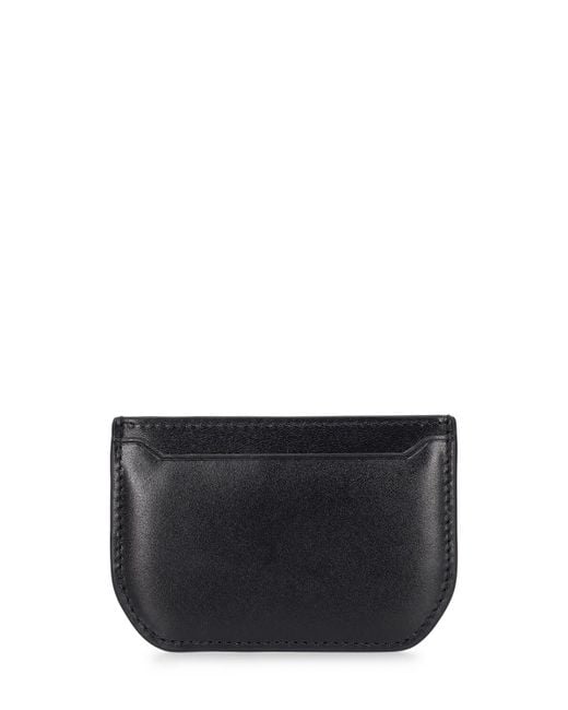 Lemaire Gray Calepin Leather Card Holder