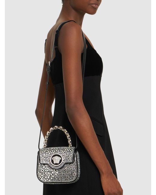 Versace White Mini Medusa Top Handle Bag